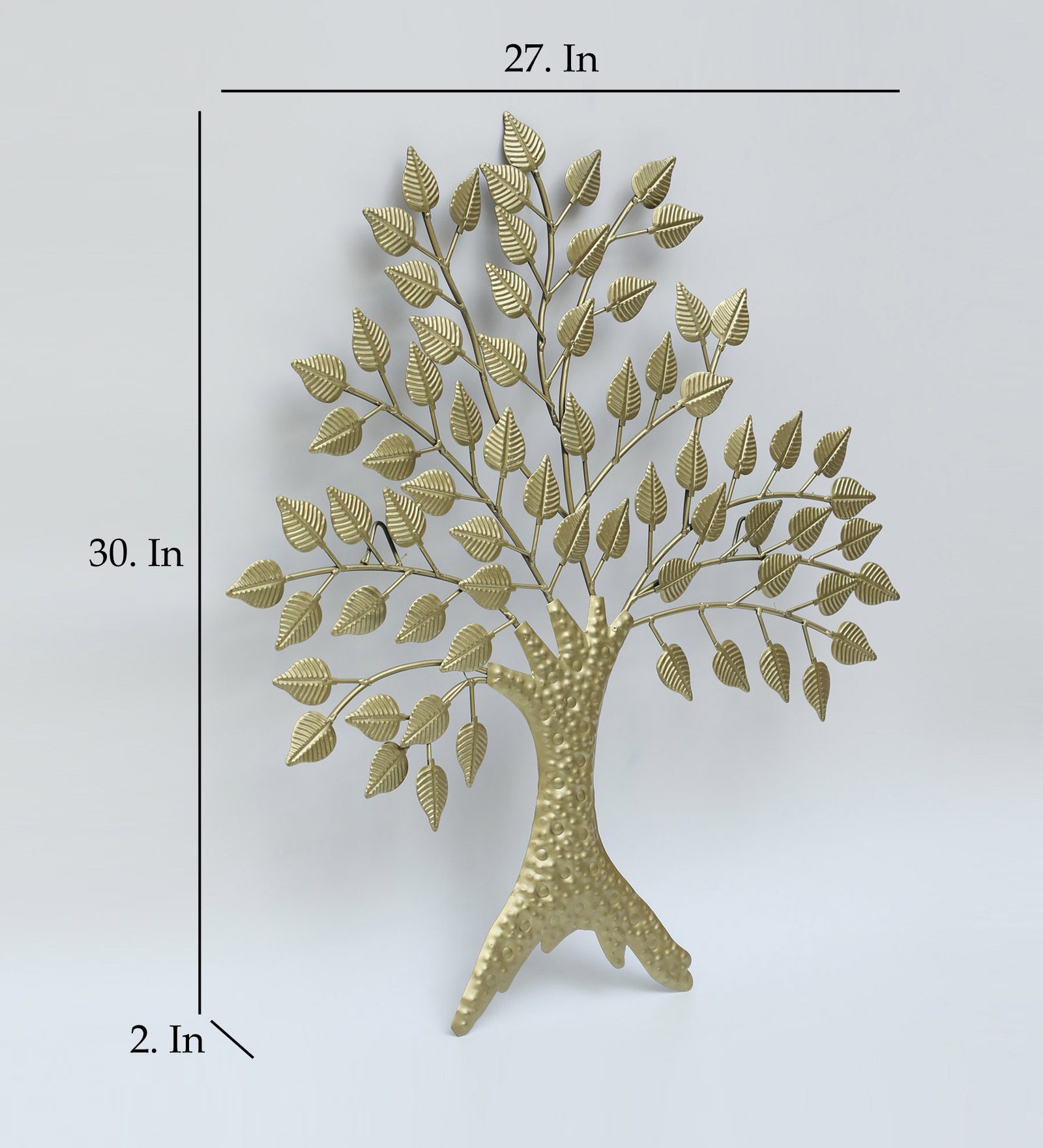 Wrought Iron Amara Gold Tree Wall Decorative | Vedas Exports